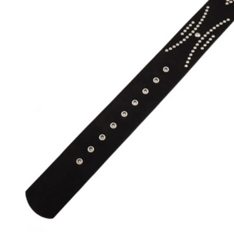 Street Metal Leather Belt-4