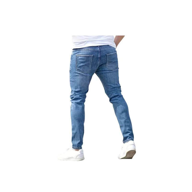 Sporty Washed Jeans-5