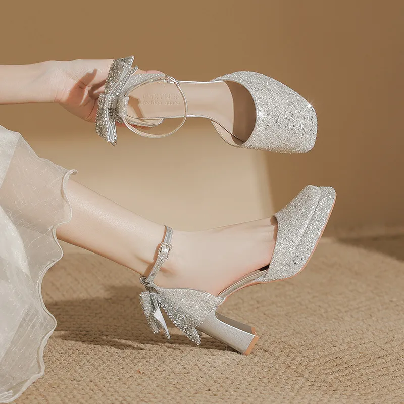 Basics Bow High Heels-9