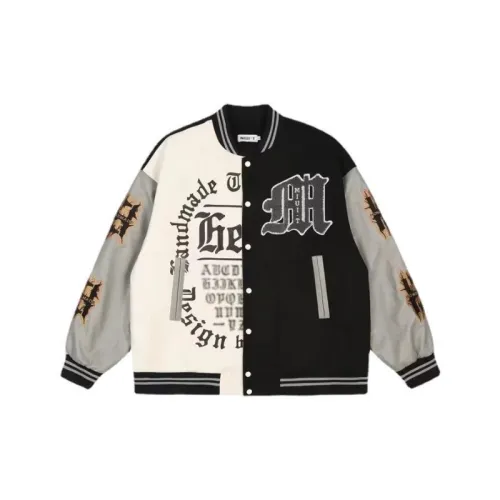 Vintage Patchwork Baseball Jacket