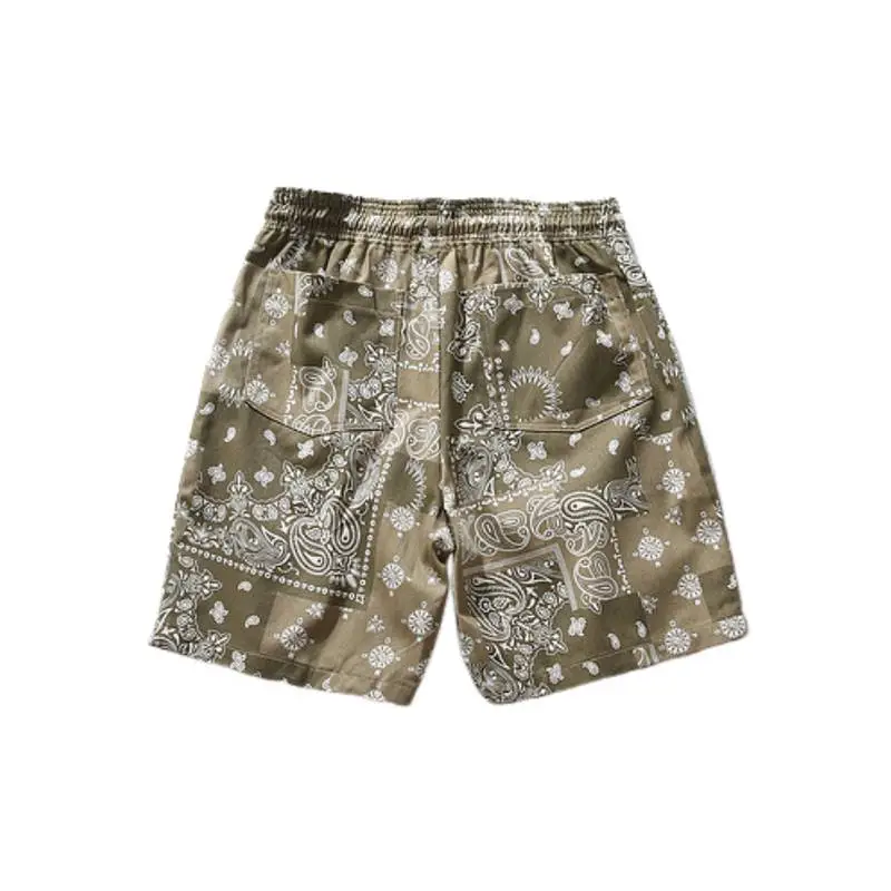 Cashew Flower Retro Hip Hop Sports Pants-9