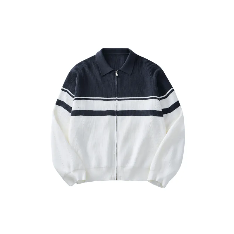 Simple Contrast Color Modal Knitwear-0