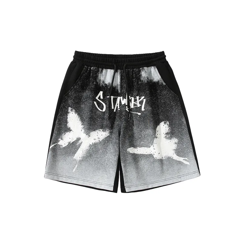 Lace up Casual Shadowless Butterfly Shorts-4