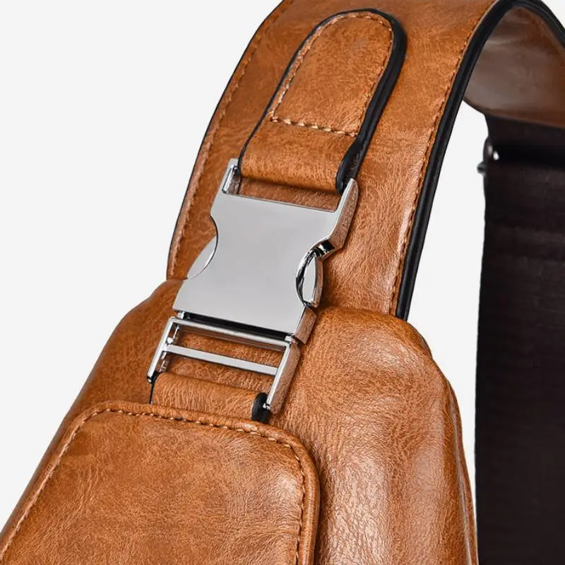 Retro Fashionable Crossbody Bag Man-5