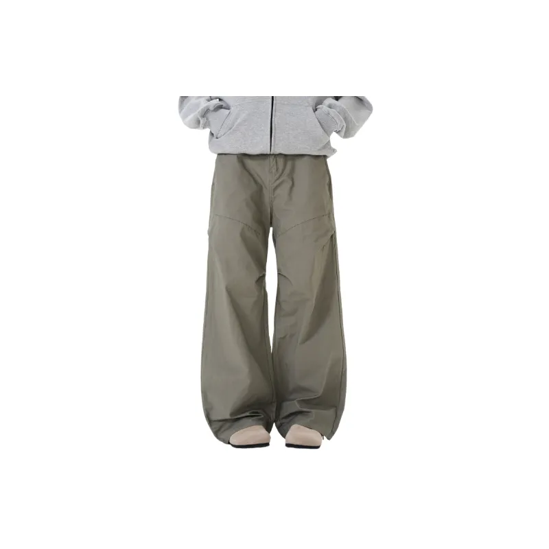 Casual Loose Cotton Cargo Pants-3