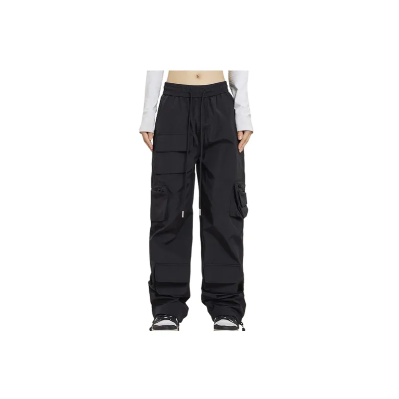 Retro Casual Loose Wide Leg Pants-0