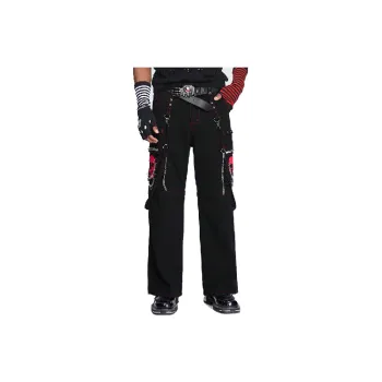 Street Loose Denim Cargo Pants