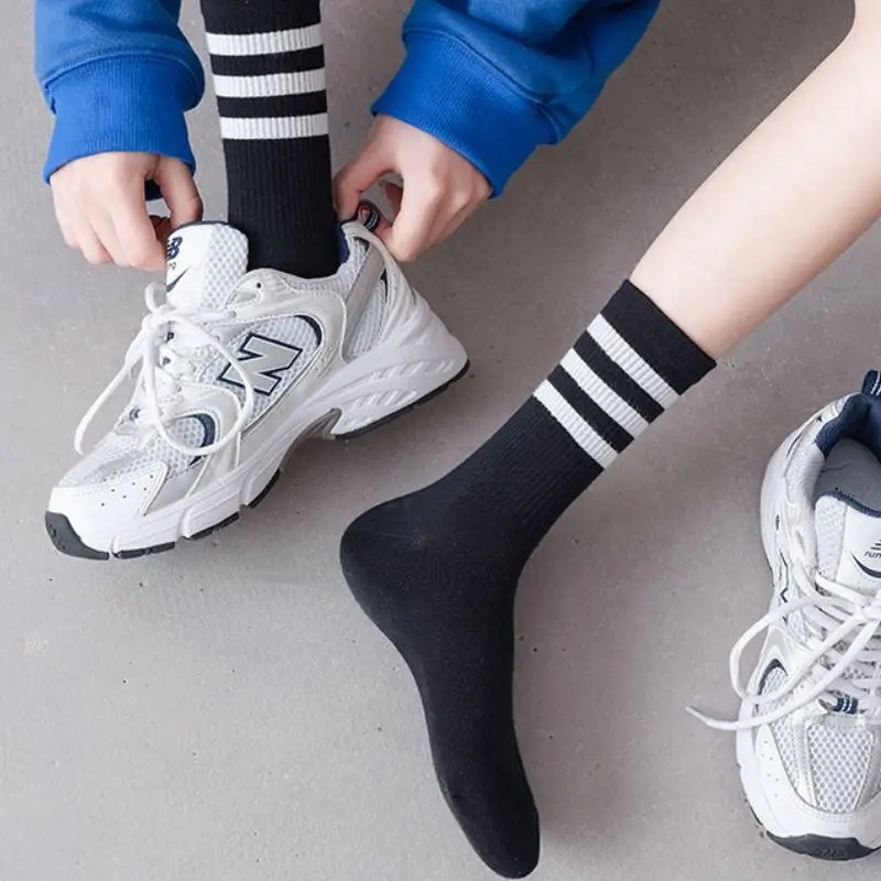 Fashionable Casual Cotton Mid Calf Sock-5