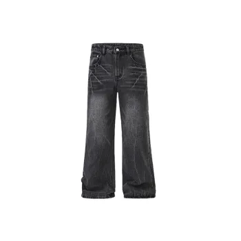 Retro Straight Leg Jeans