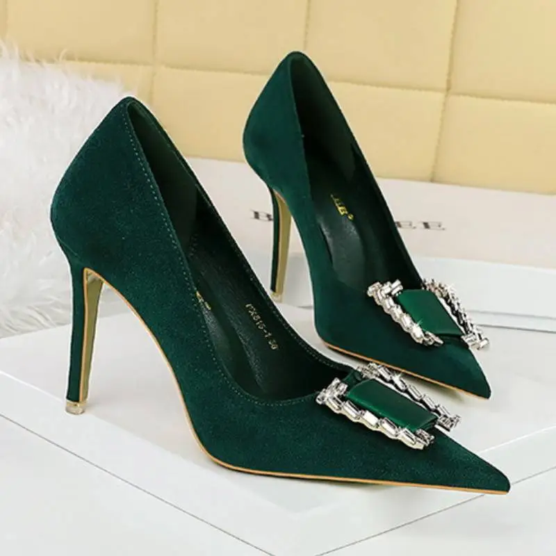 Plain Metal High Heels-7