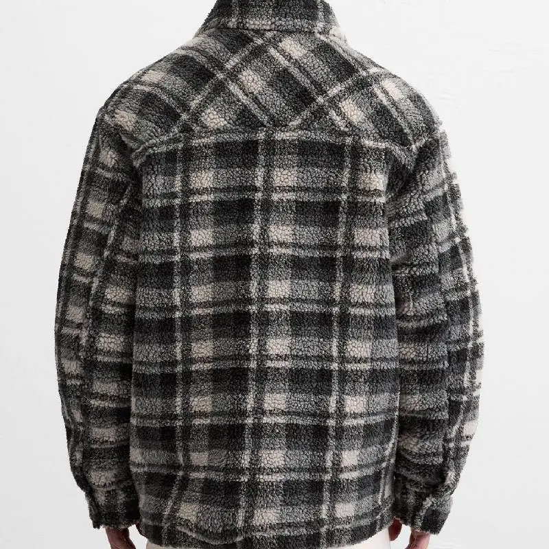 Casual Plaid Jacket-3
