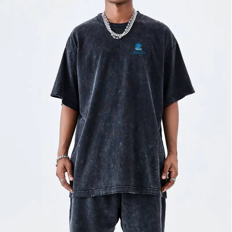 Casual Loose 100% Cotton T Shirt Unisex-2