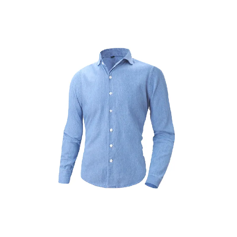 Casual Loose Denim Shirt-6