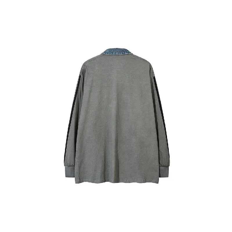 Fashionable Washed T Shirt-1