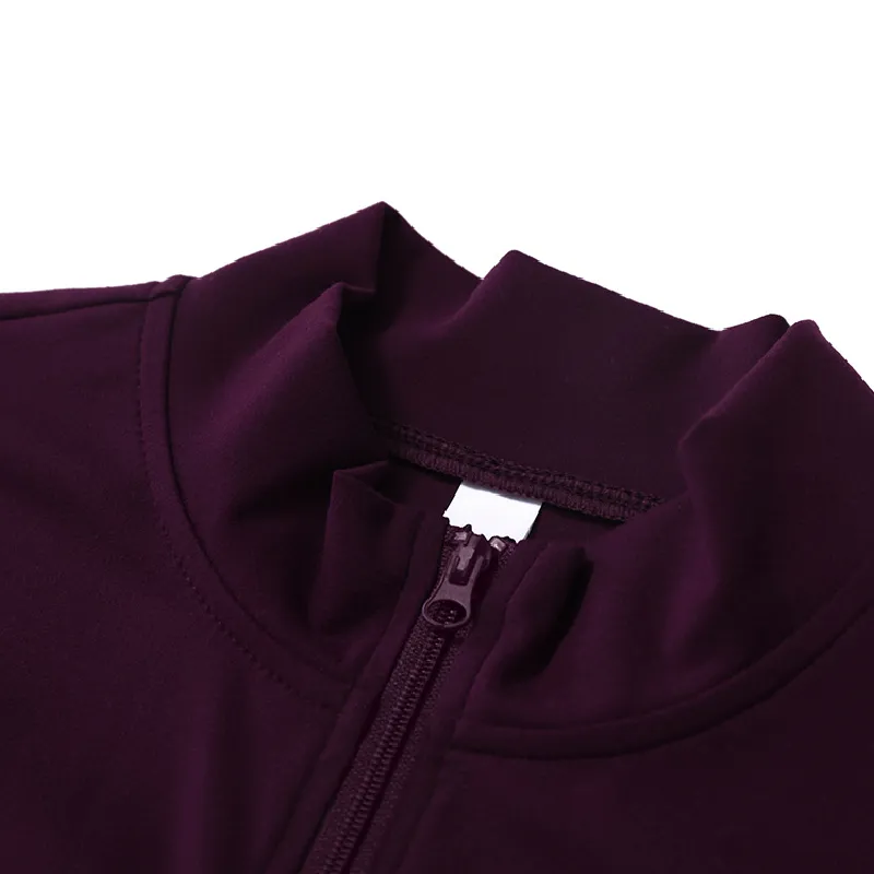 Casual Softness Long Sleeve Fitness Clothing Women-4
