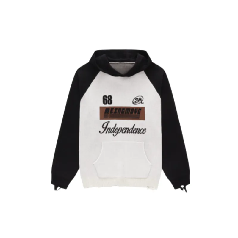 Retro Hooded Lazy Style Sweater-9