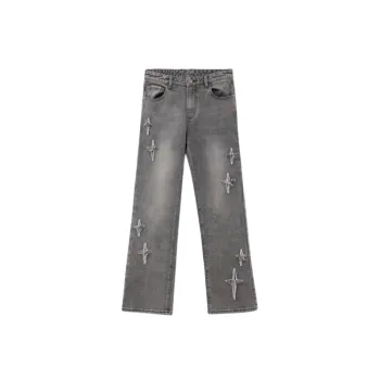 Retro Embroidery Jeans