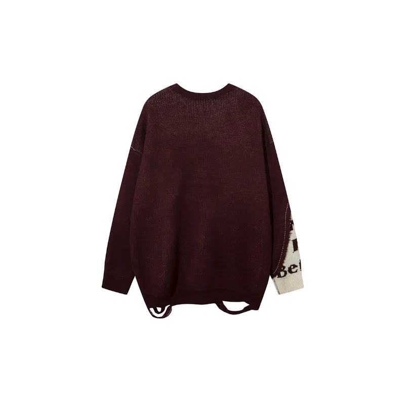 Tide Neutral Starfish Loose Crewneck Sweater-3