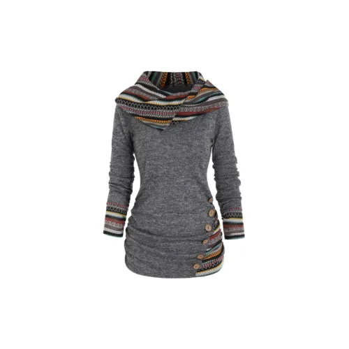 Basics Striped Polyester Knitwear Women