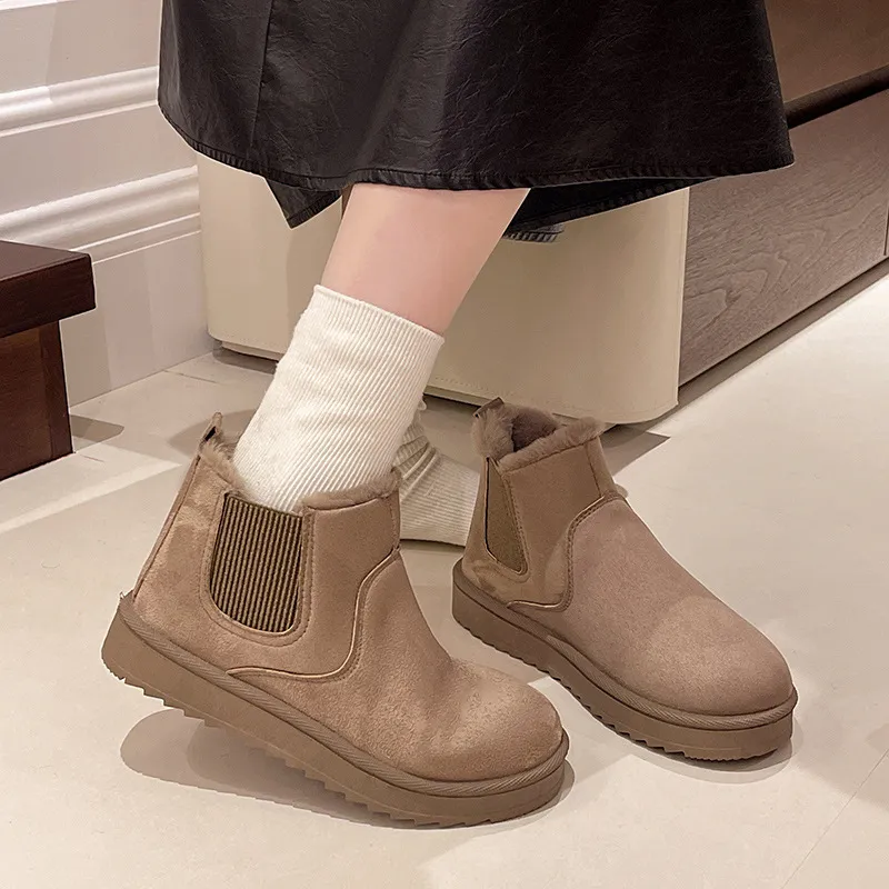 Fashion Simple Snow Boots-2