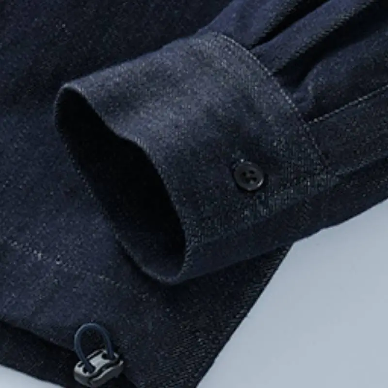 Casual Loose Denim Shirt-5