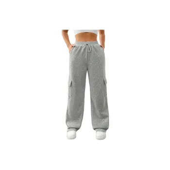 Casual Loose Polyester Sports Pants Women
