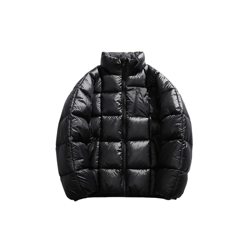 Casual Loose Blended Synthetic Fabrics Quilted Jacket-10