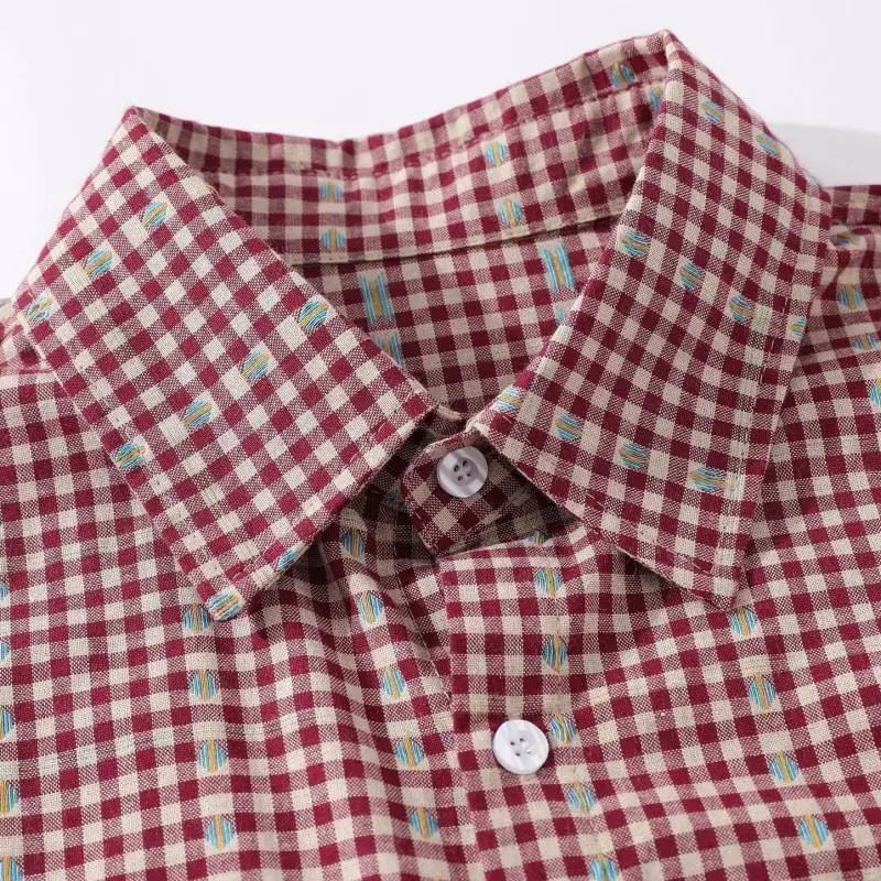 Retro Fashionable Long Sleeve Shirt-4