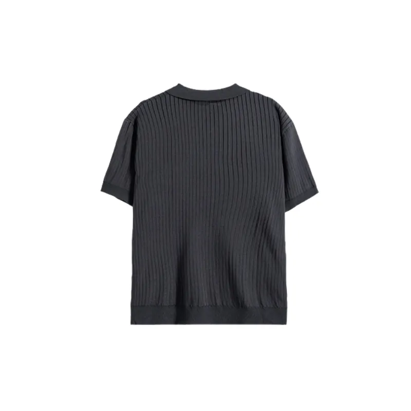 Casual Business Blended Synthetic Fabrics T Shirt-5