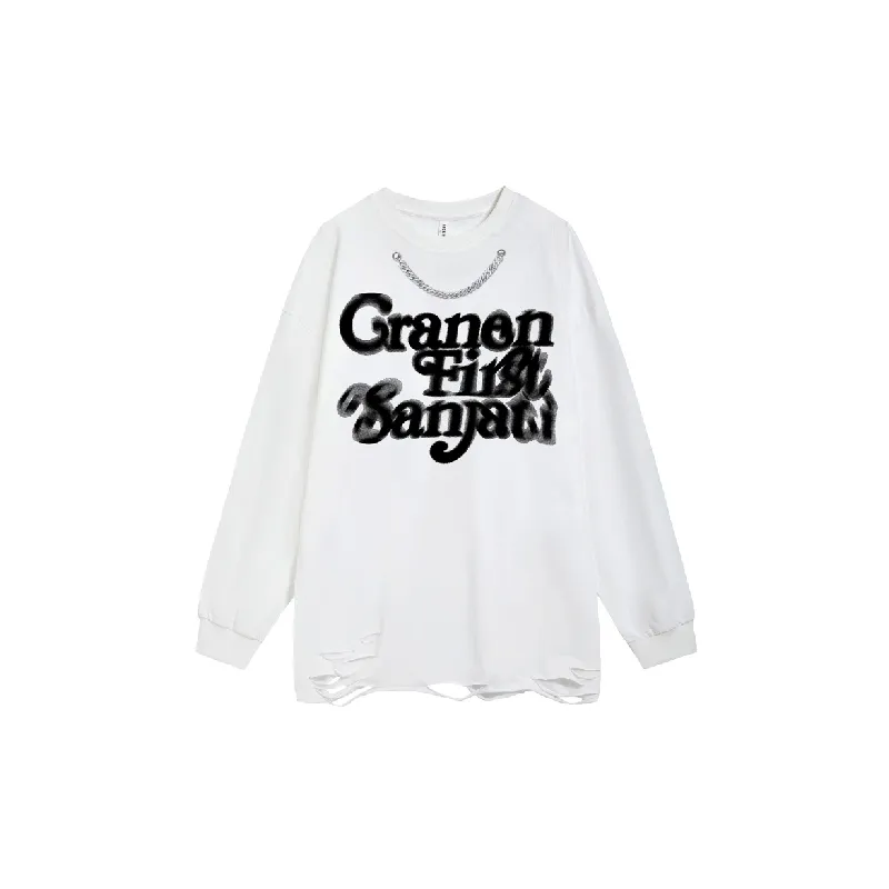 Street Loose Retro T Shirt-4