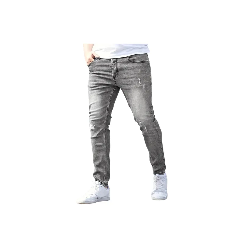 Sporty Washed Jeans-0