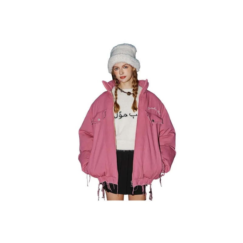 Retro Butterfly Embroidery Cotton Quilted Jacket-6