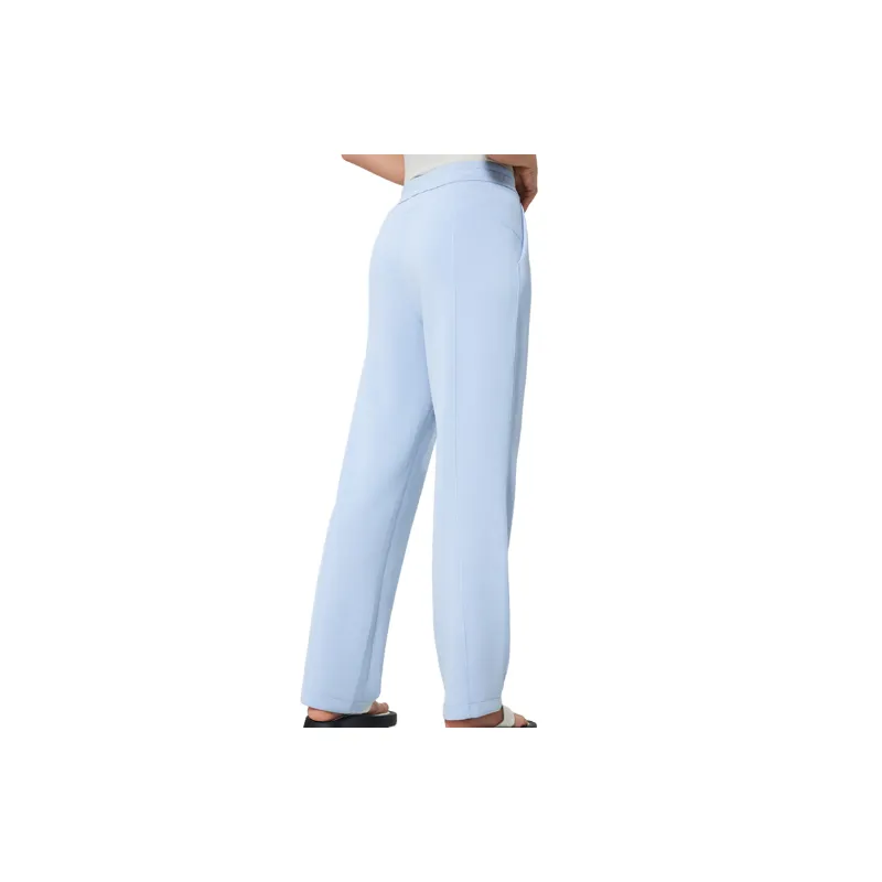 Casual Loose Cotton Blended Fabric Sports Pants Women-1