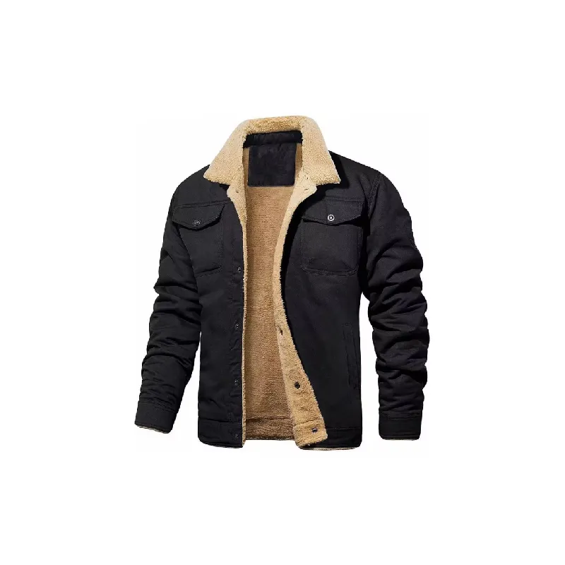Casual Warm Cotton Jacket-0