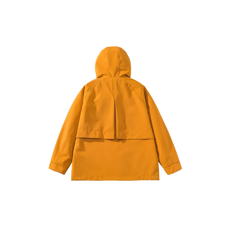 Fashionable Loose Blended Synthetic Fabrics Outdoor Jacket-1