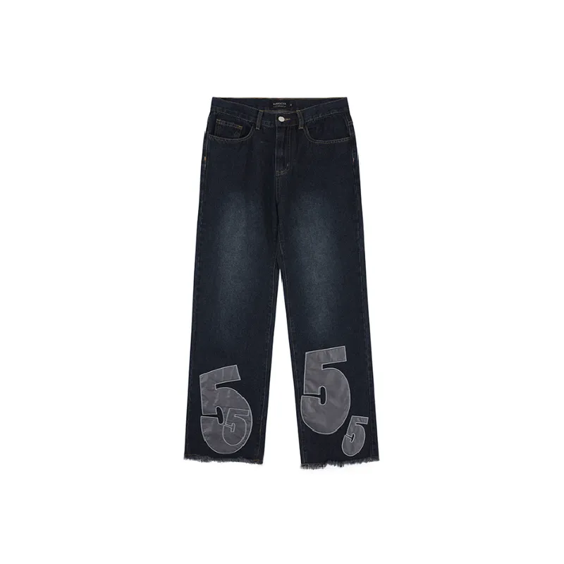 Trend Loose Patch Jeans