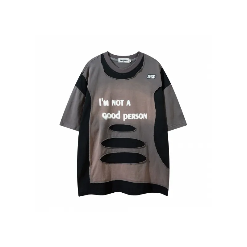 Old Washed Two Piece T Shirts-4