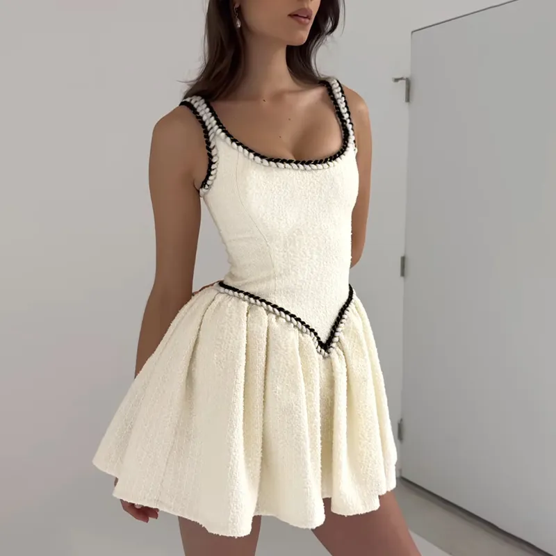 Casual Simple Dress Women-3