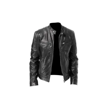 Simple Regular Sheepskin Jacket