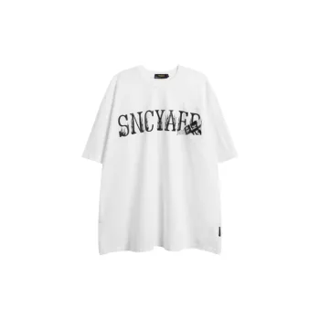Street Tide Heavy Cotton Short Sleeved T Shirt
