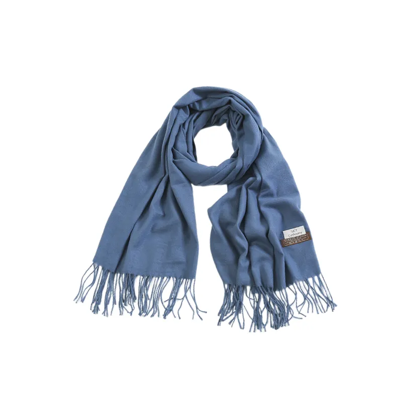 Casual Plain Knit Scarf-11