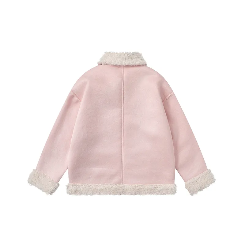Loose Zipper Quilted Jacket-3