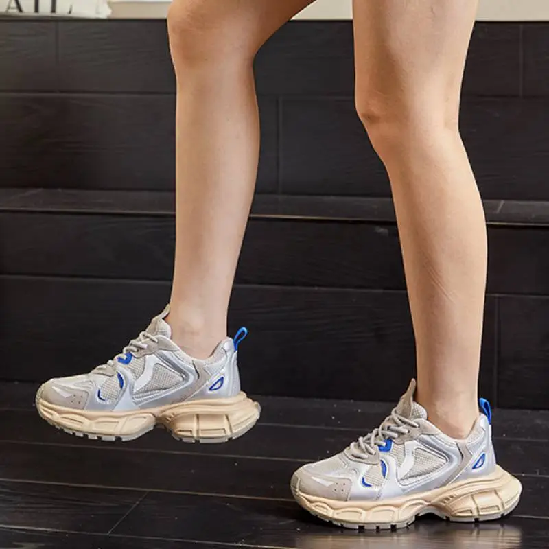 Casual Breathable Chunky Sneakers-1