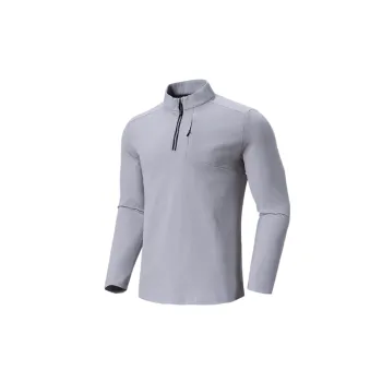 Sporty Zipper Blended Synthetic Fabrics T Shirt