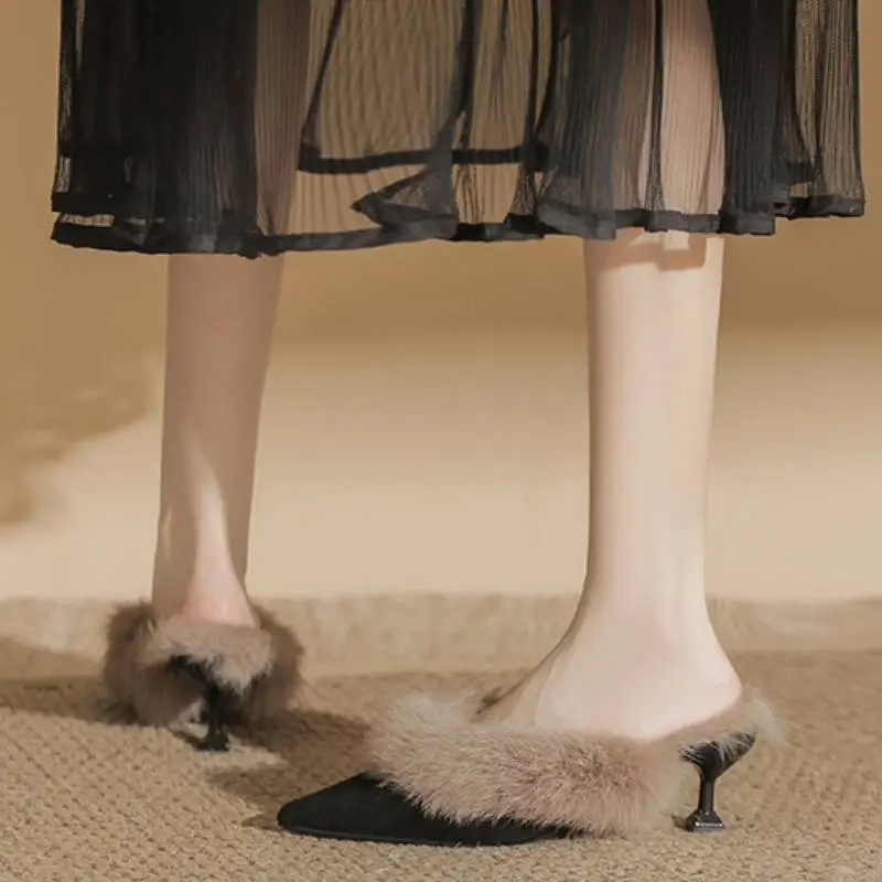 Basics Raw Hem High Heels-2