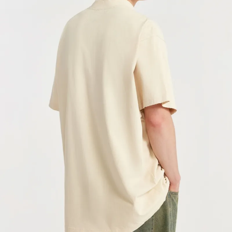 Fashion Casual 100% Cotton T Shirt-3