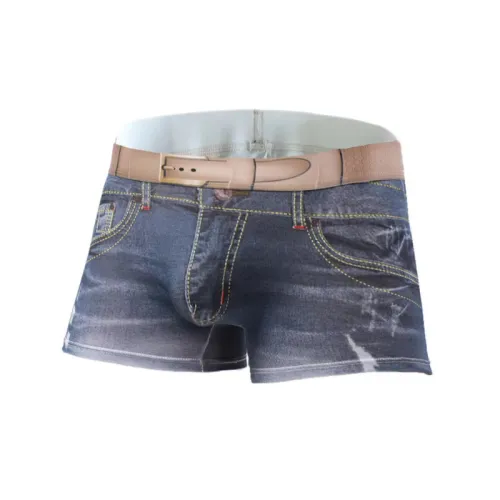 Denim Breathable Loose Boxer Shorts