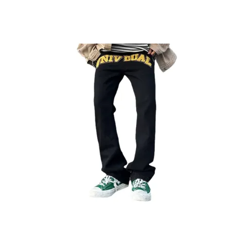 Retro Hip Hop Loose Straight Casual Jeans