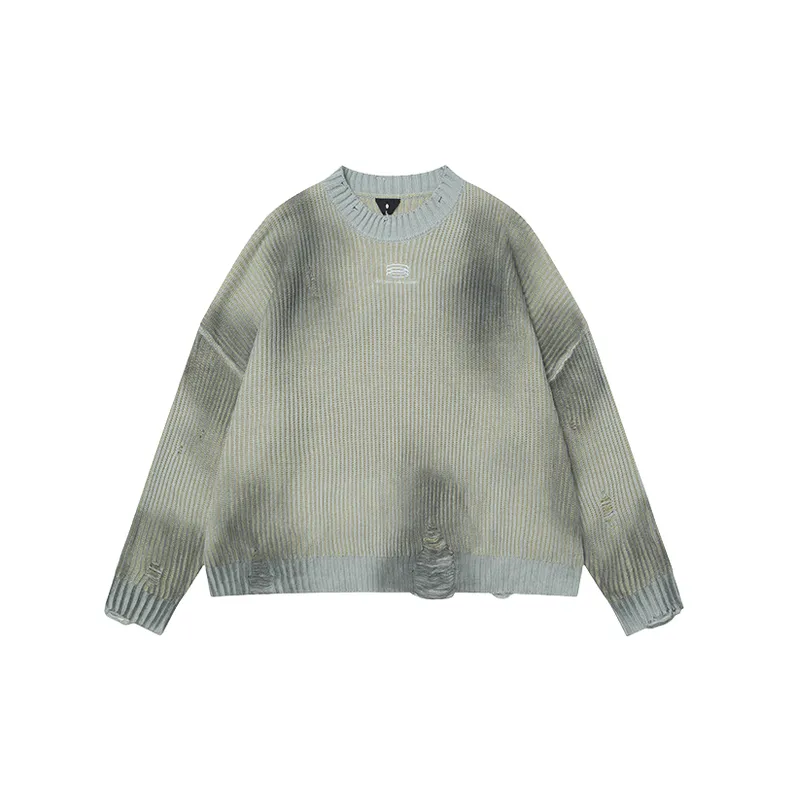 Loose Distress Sweater-0