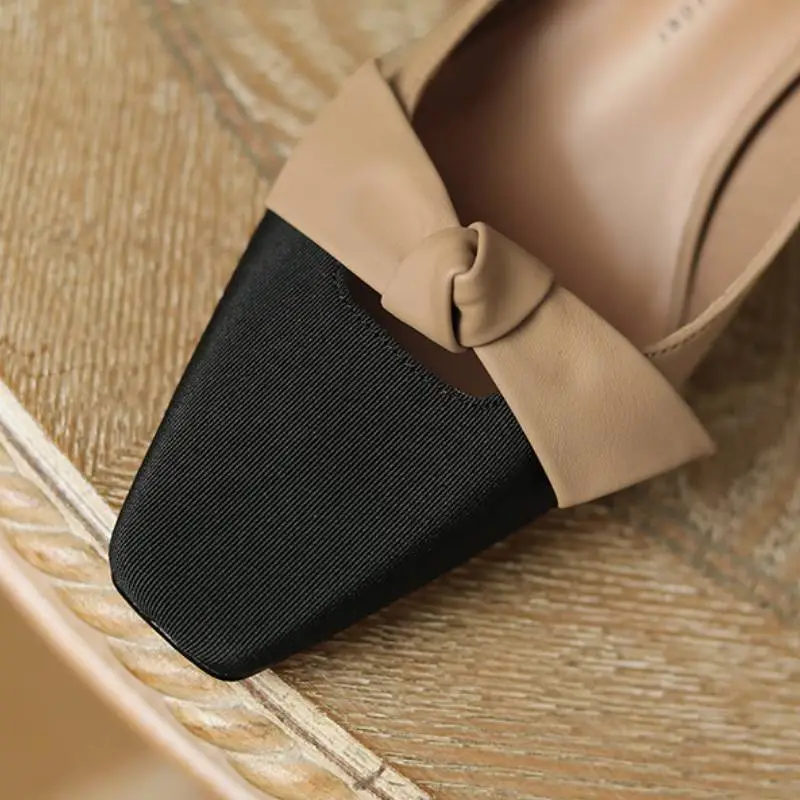Retro Bow High Heels-3